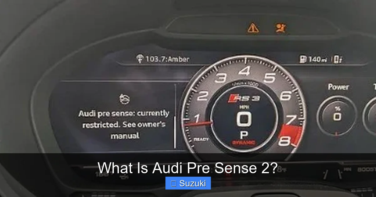 What Is Audi Pre Sense 2?