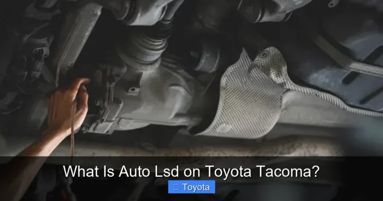 What Is Auto Lsd on Toyota Tacoma?