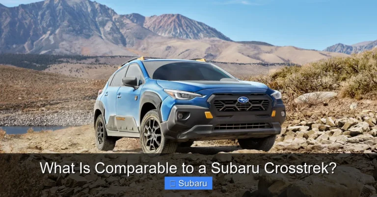 What Is Comparable to a Subaru Crosstrek?