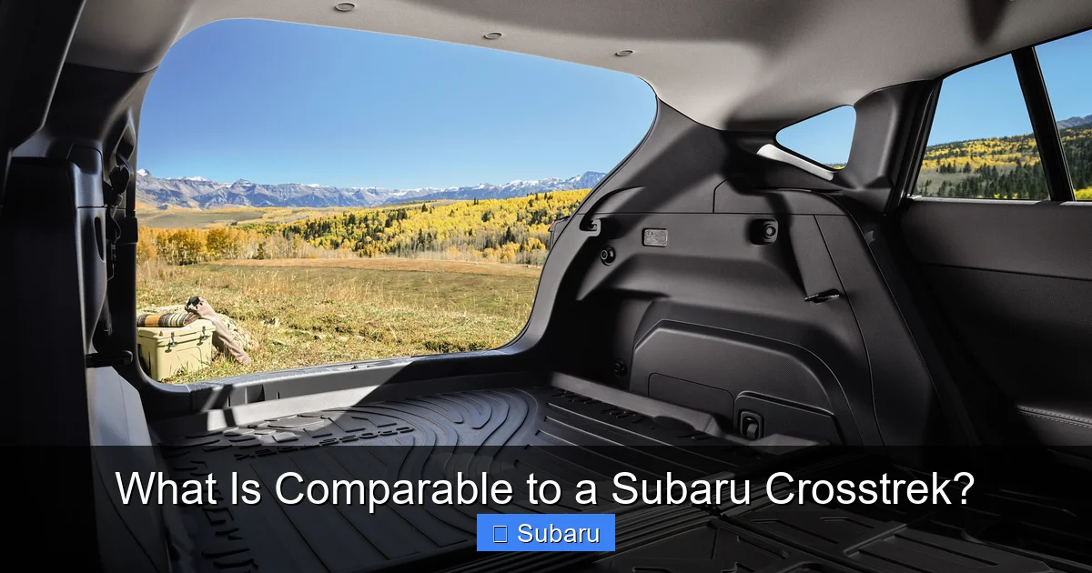 What Is Comparable to a Subaru Crosstrek?