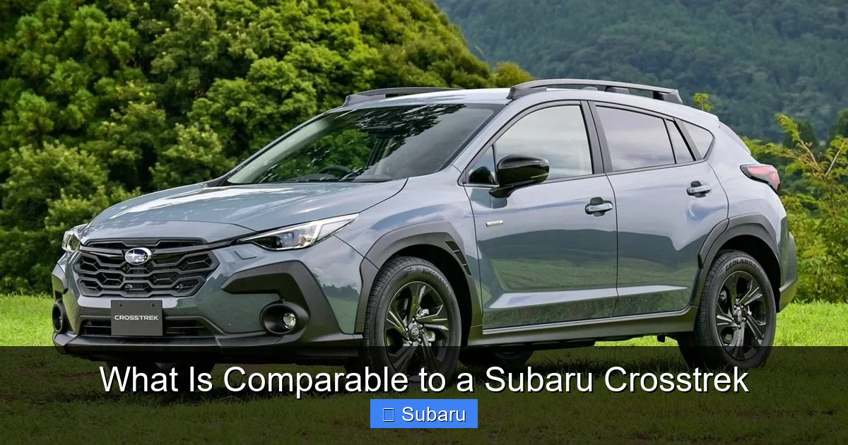 What Is Comparable to a Subaru Crosstrek