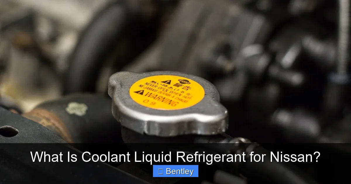 What Is Coolant Liquid Refrigerant for Nissan?
