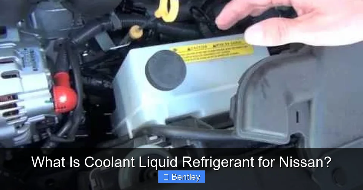 What Is Coolant Liquid Refrigerant for Nissan?