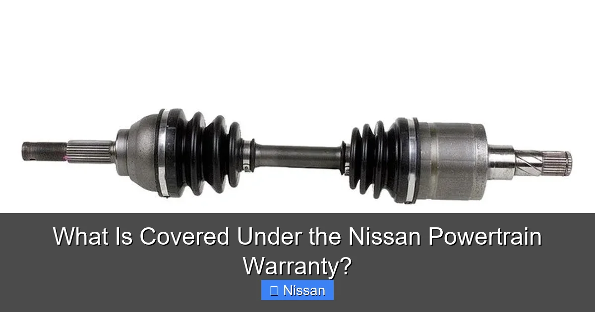 What Is Covered Under the Nissan Powertrain Warranty?