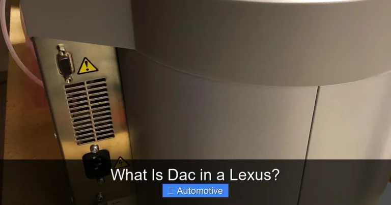 What Is Dac in a Lexus?
