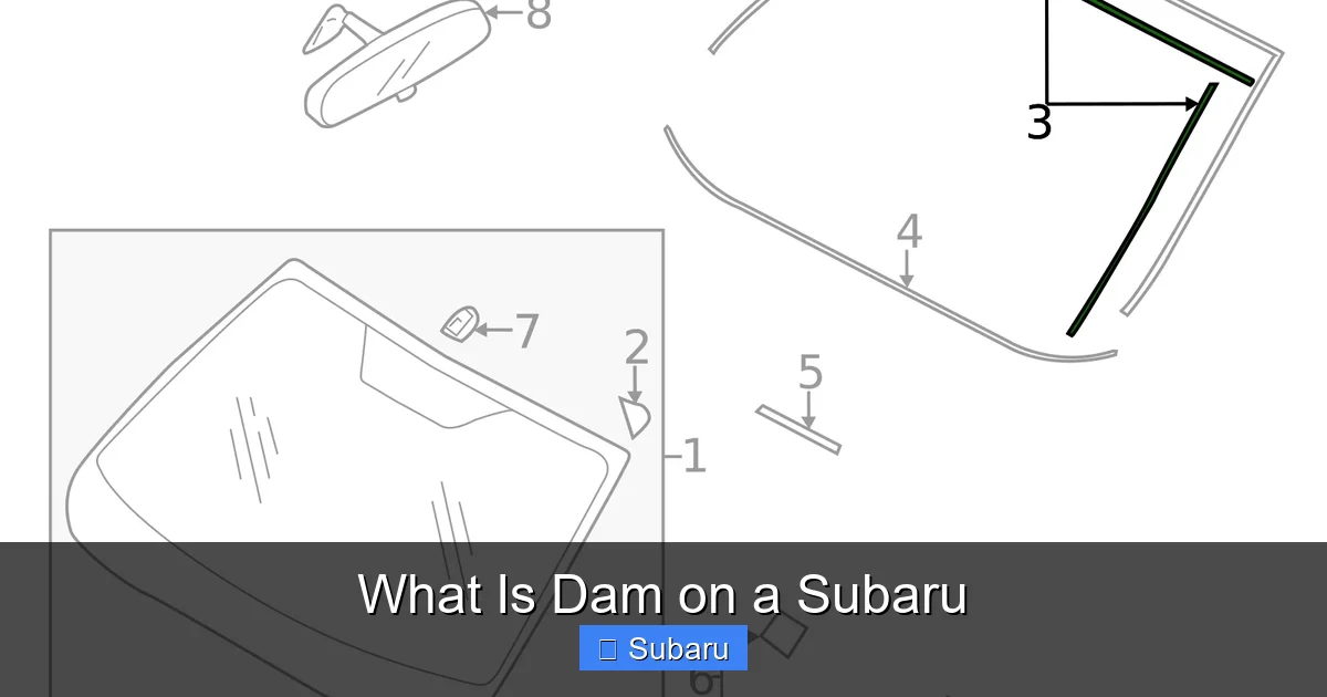 What Is Dam on a Subaru