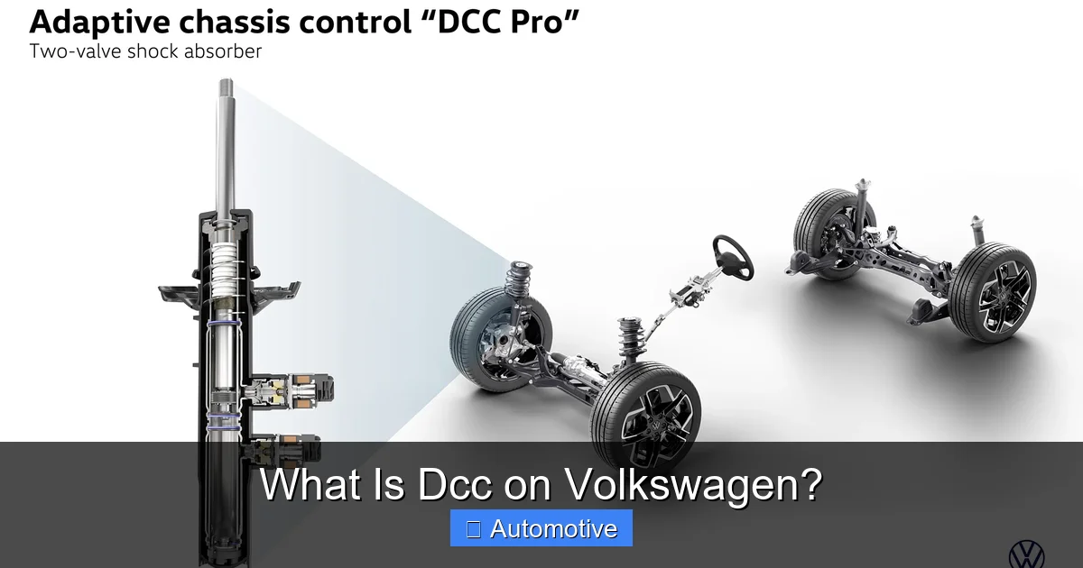 What Is Dcc on Volkswagen?