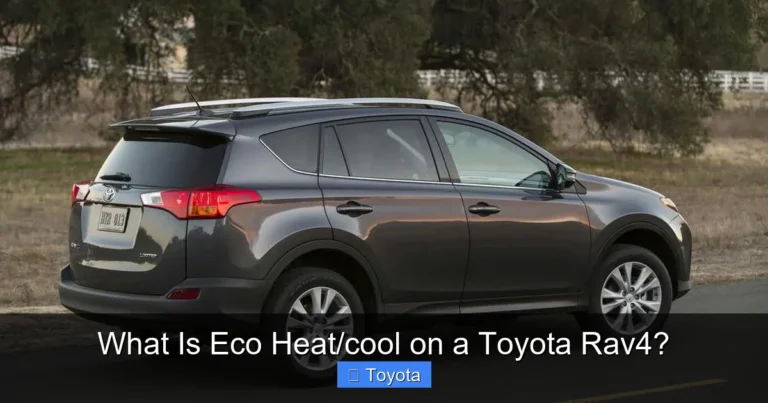 What Is Eco Heat/cool on a Toyota Rav4?