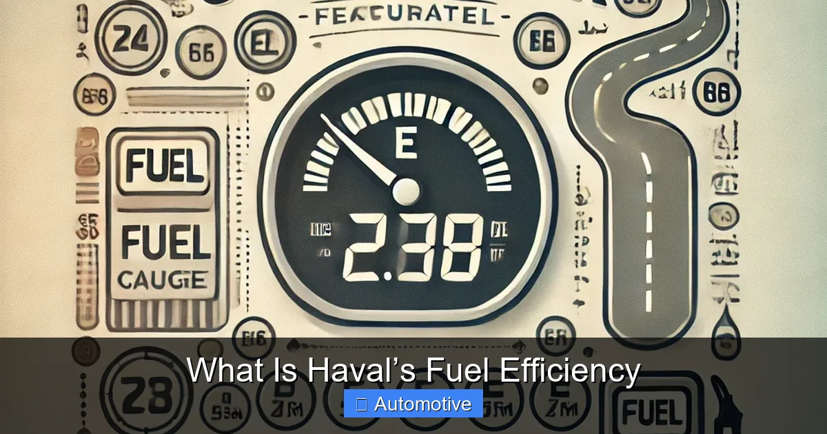 What Is Haval’s Fuel Efficiency