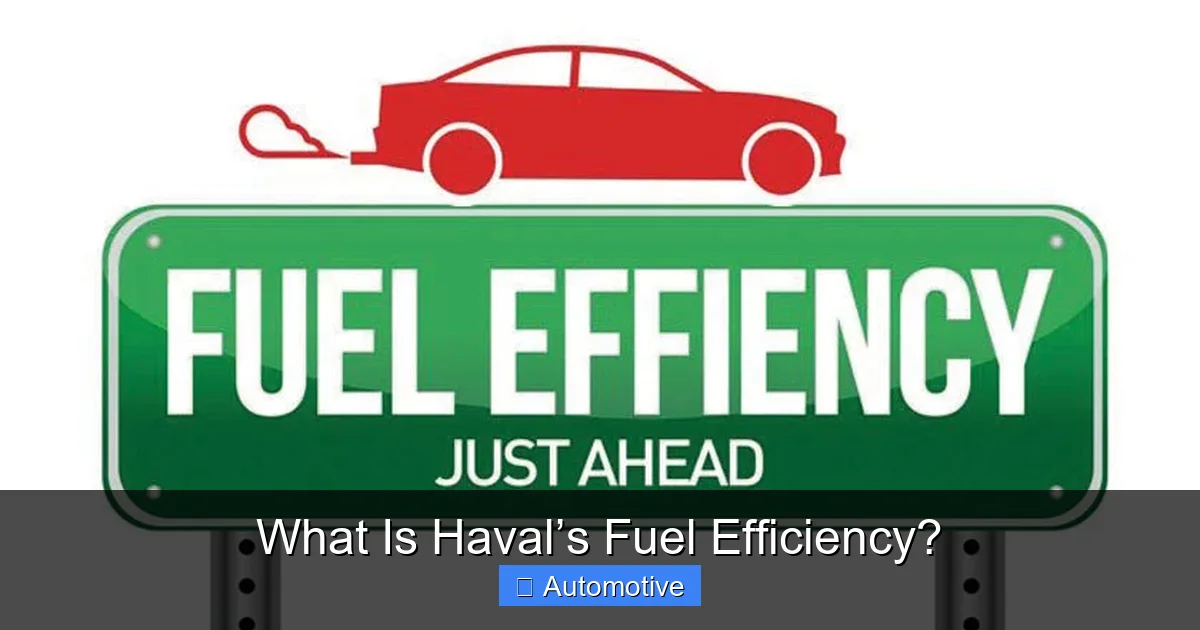 What Is Haval’s Fuel Efficiency?