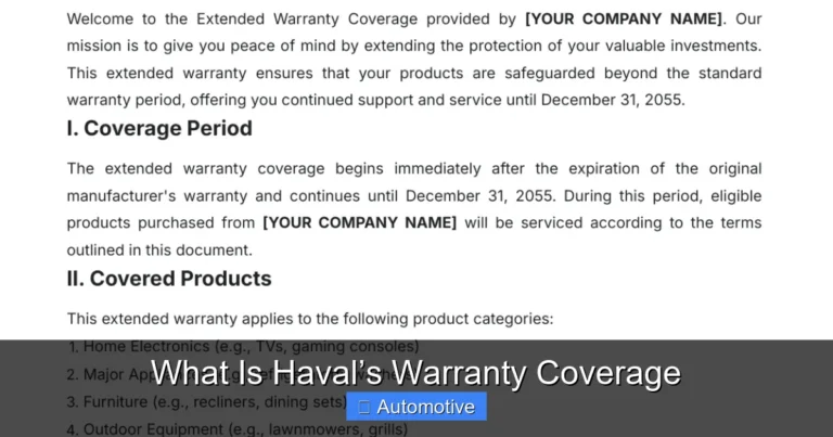 What Is Haval’s Warranty Coverage