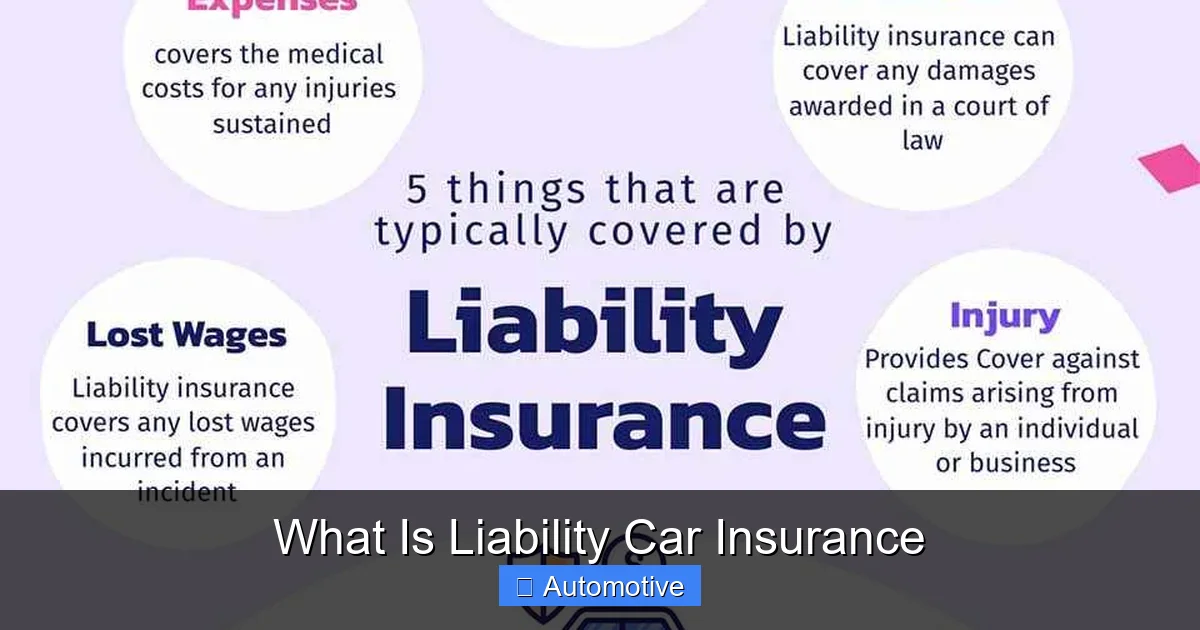 What Is Liability Car Insurance