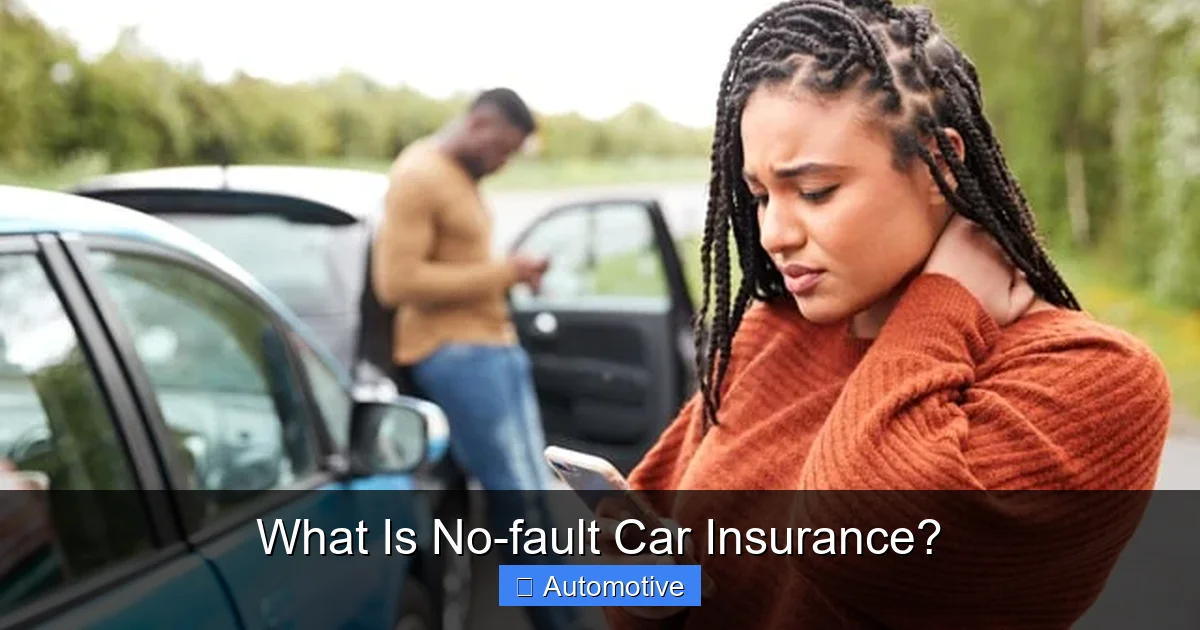 What Is No-fault Car Insurance?