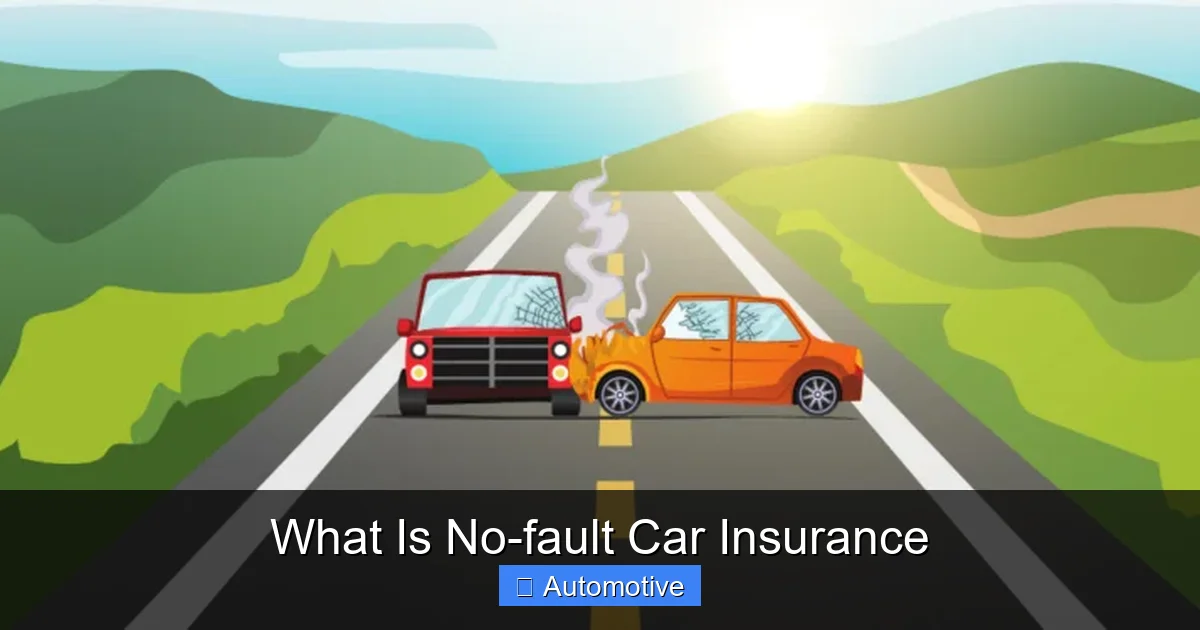 What Is No-fault Car Insurance