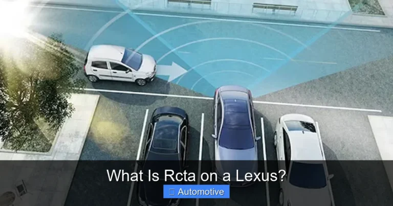What Is Rcta on a Lexus?