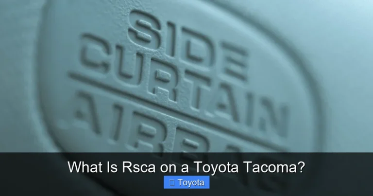 What Is Rsca on a Toyota Tacoma?