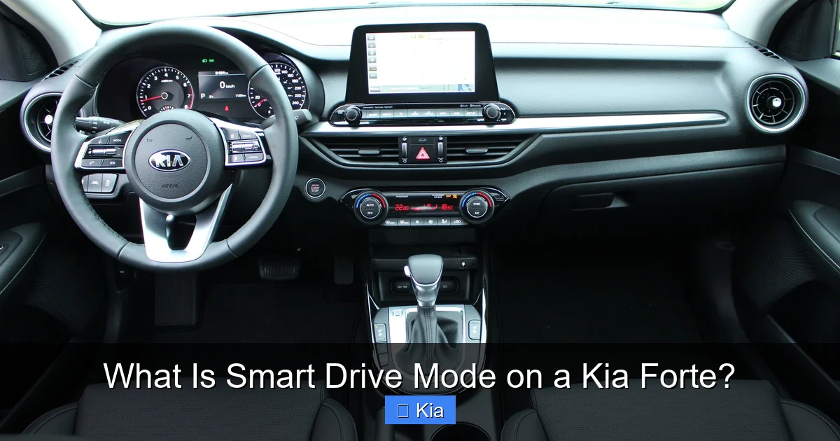 What Is Smart Drive Mode on a Kia Forte?
