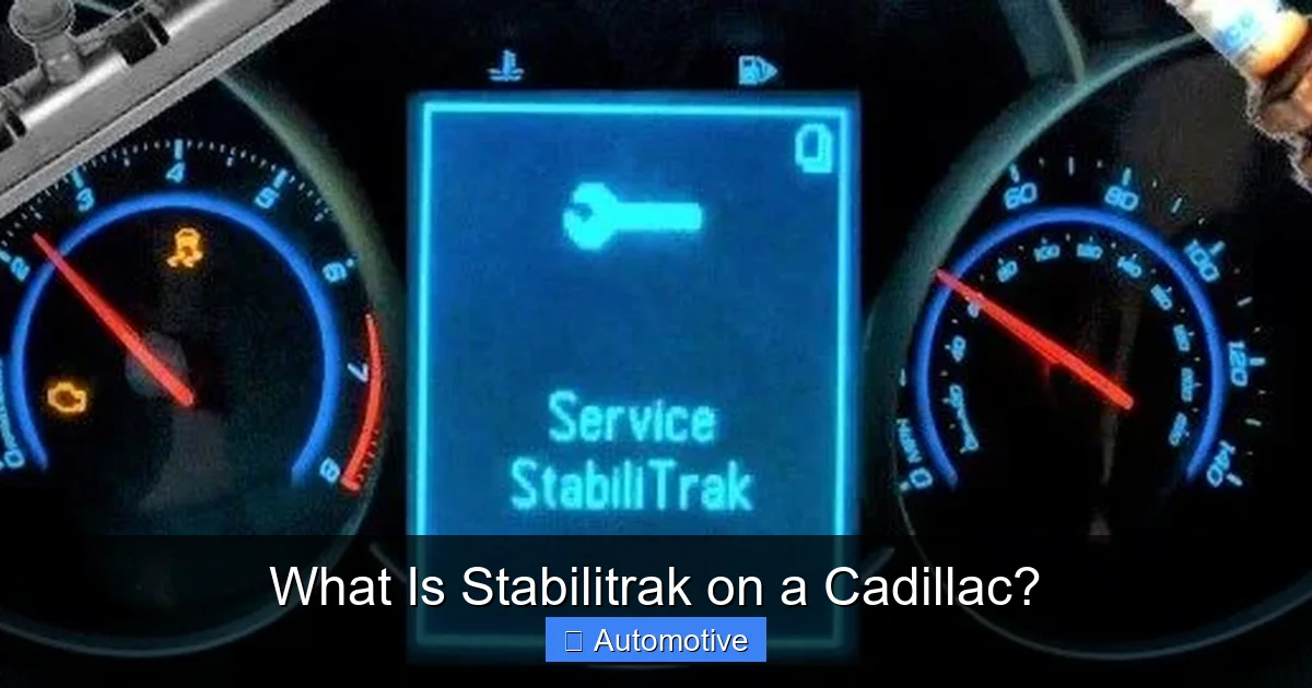 What Is Stabilitrak on a Cadillac?
