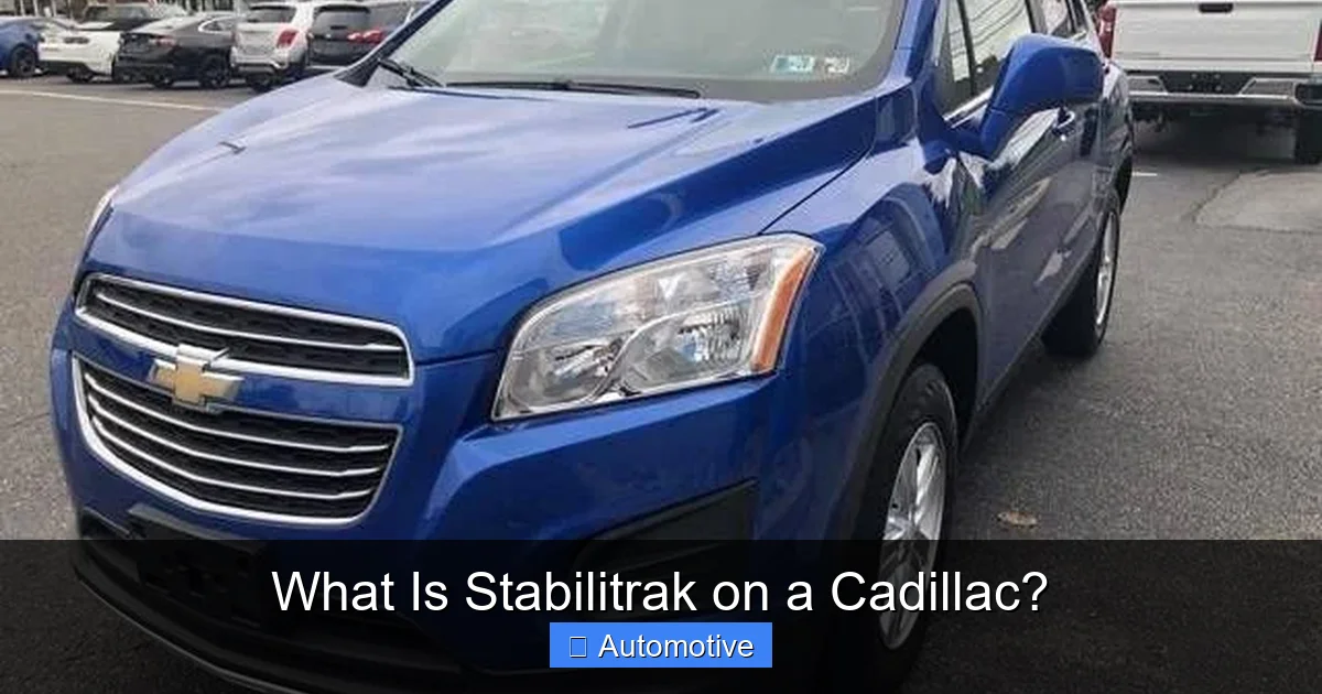 What Is Stabilitrak on a Cadillac?