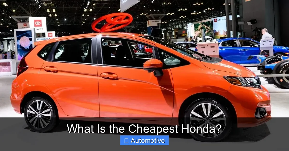 What Is the Cheapest Honda?