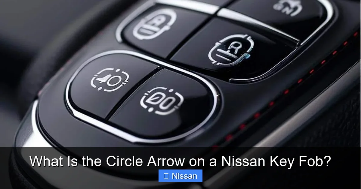 What Is the Circle Arrow on a Nissan Key Fob?
