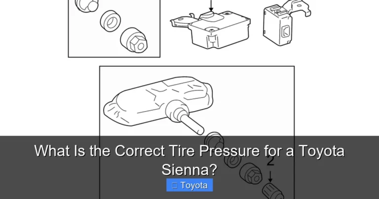 What Is the Correct Tire Pressure for a Toyota Sienna?
