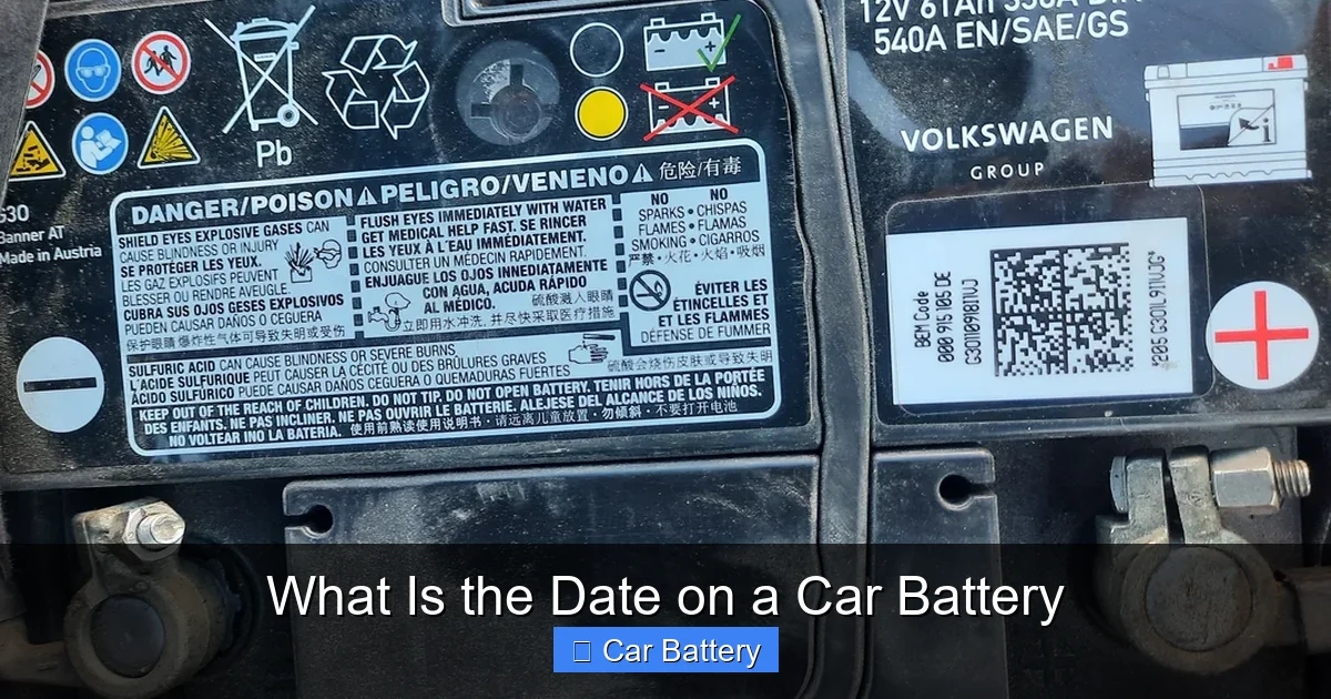 What Is the Date on a Car Battery