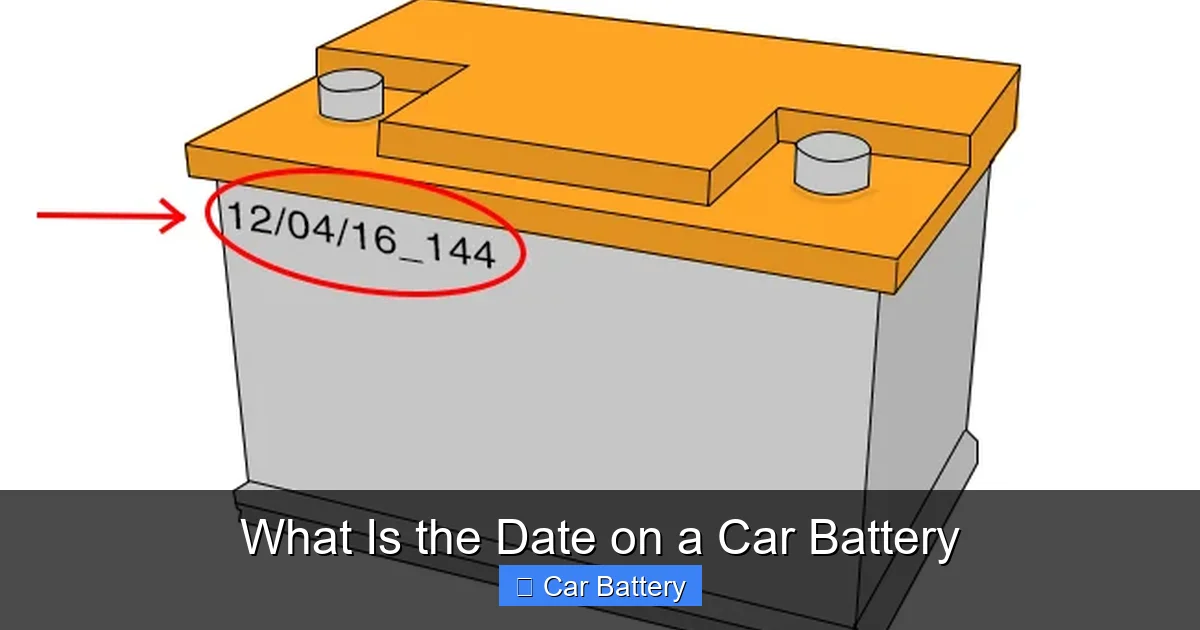 What Is the Date on a Car Battery