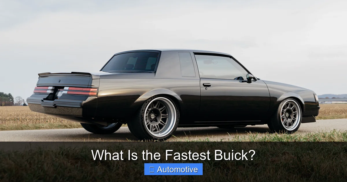 What Is the Fastest Buick?