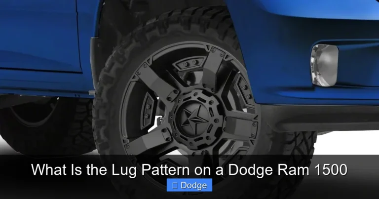 What Is the Lug Pattern on a Dodge Ram 1500
