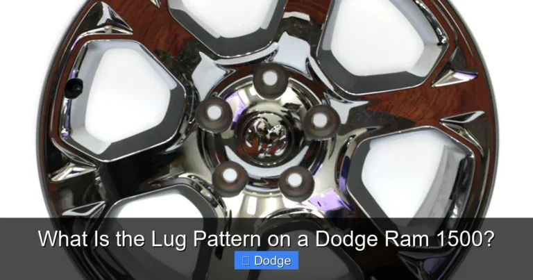 What Is the Lug Pattern on a Dodge Ram 1500?