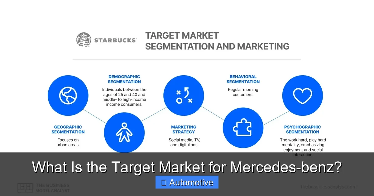 What Is the Target Market for Mercedes-benz?