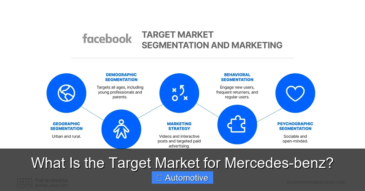 What Is the Target Market for Mercedes-benz?