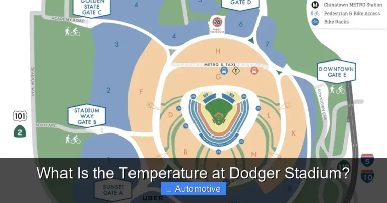 What Is the Temperature at Dodger Stadium?