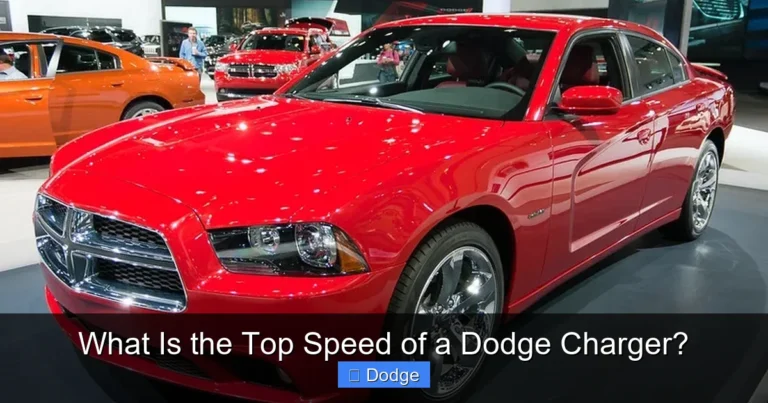 What Is the Top Speed of a Dodge Charger?