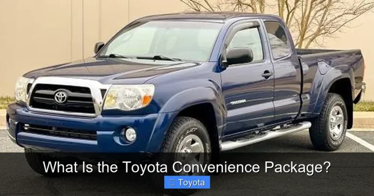 What Is the Toyota Convenience Package?