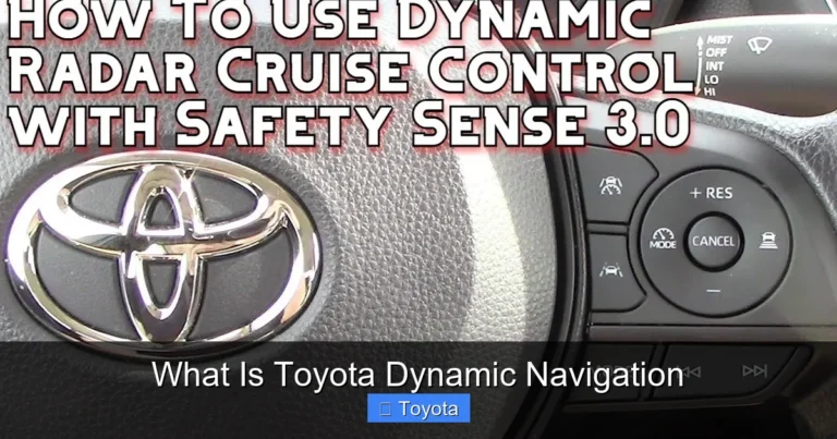 What Is Toyota Dynamic Navigation