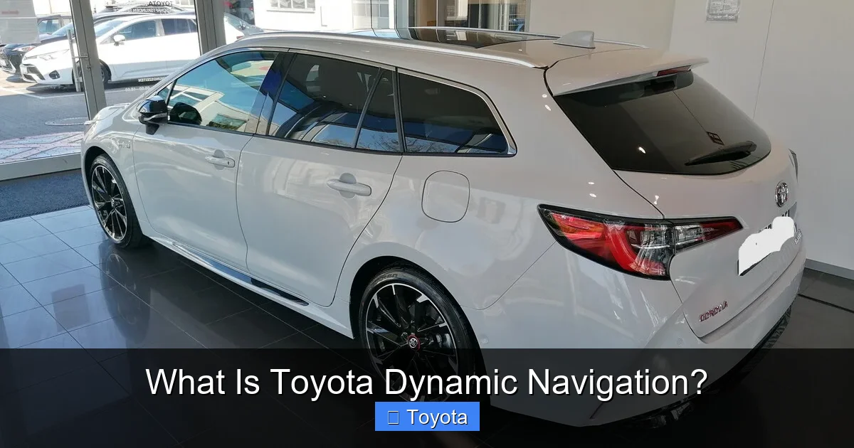 What Is Toyota Dynamic Navigation?