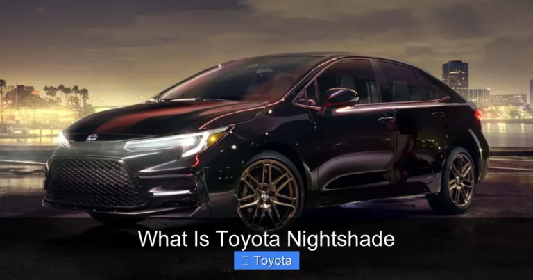What Is Toyota Nightshade