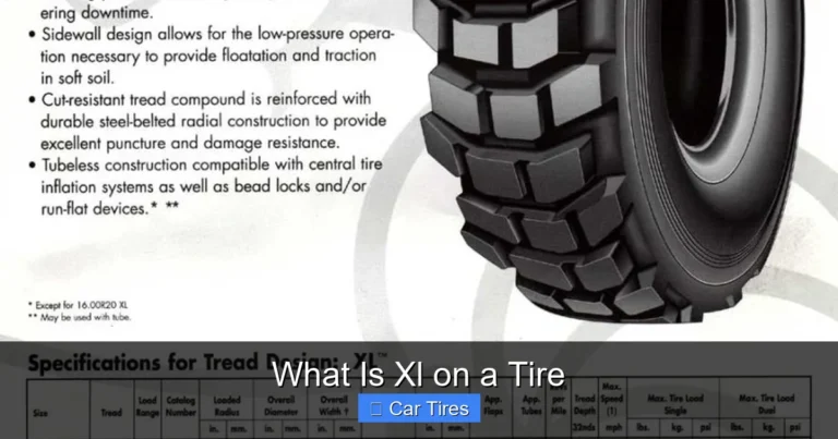 What Is Xl on a Tire