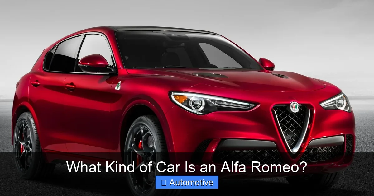 What Kind of Car Is an Alfa Romeo?