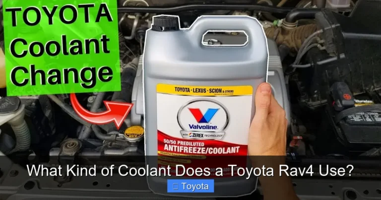What Kind of Coolant Does a Toyota Rav4 Use?
