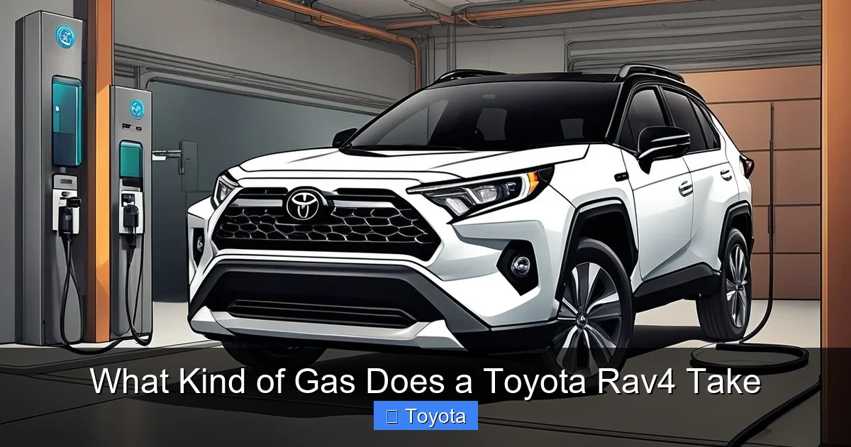 What Kind of Gas Does a Toyota Rav4 Take