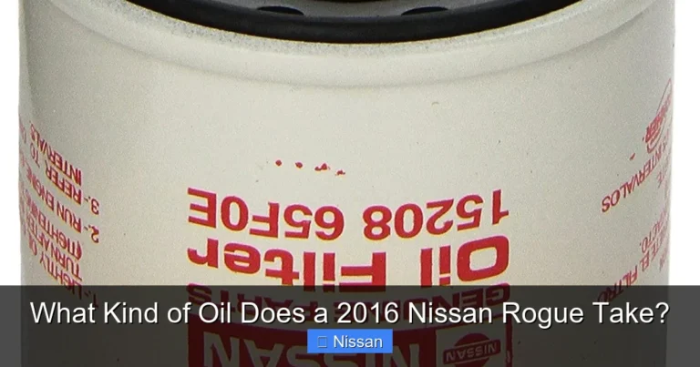 What Kind of Oil Does a 2016 Nissan Rogue Take?
