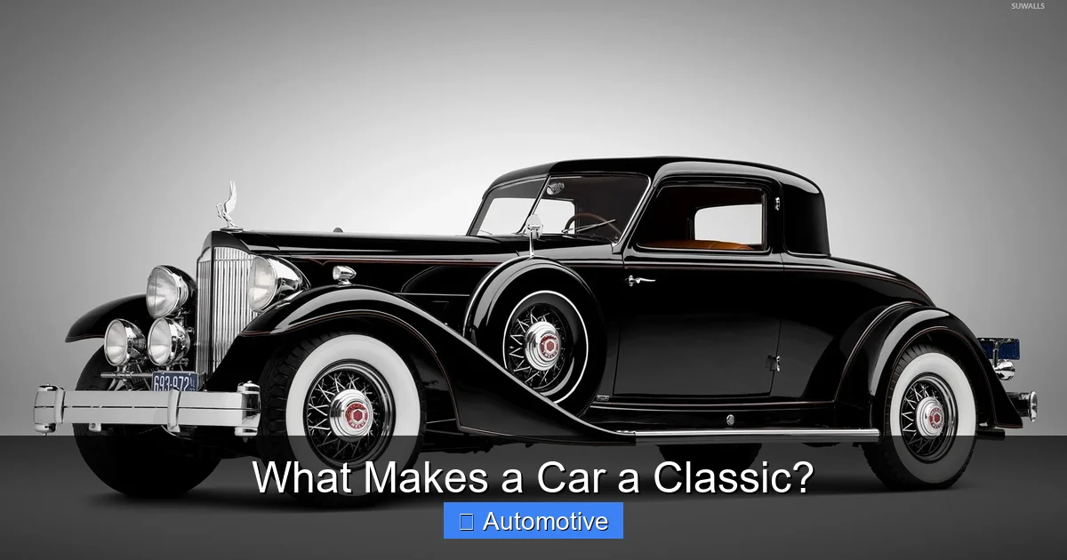 What Makes a Car a Classic?