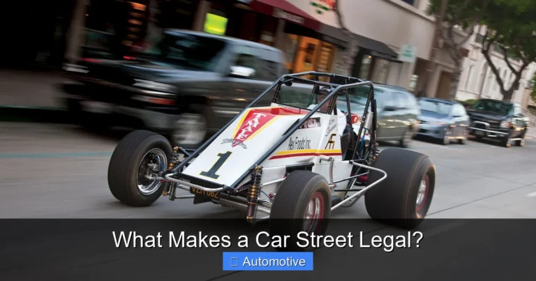 What Makes a Car Street Legal?