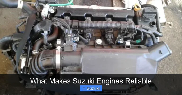 What Makes Suzuki Engines Reliable
