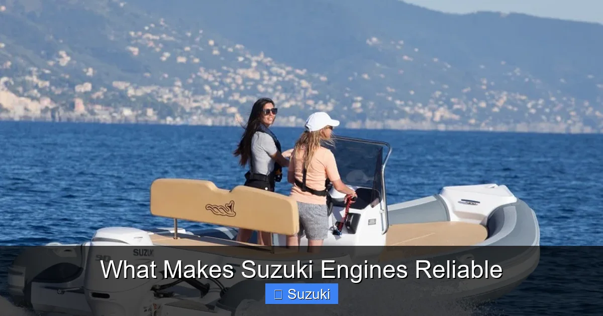 What Makes Suzuki Engines Reliable