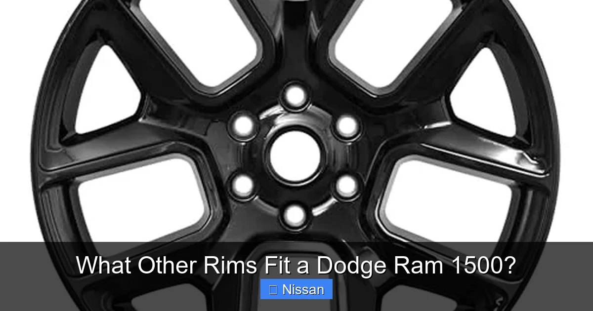 What Other Rims Fit a Dodge Ram 1500?