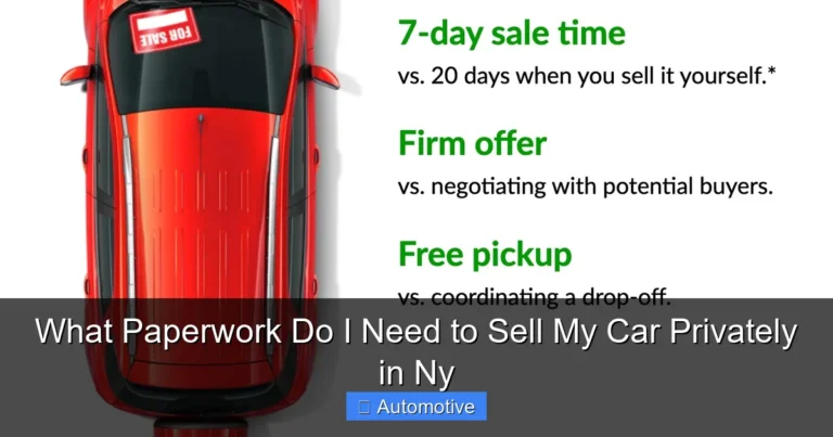 What Paperwork Do I Need to Sell My Car Privately in Ny